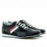 Jugendsportschuhe 394 schwarz+weiß