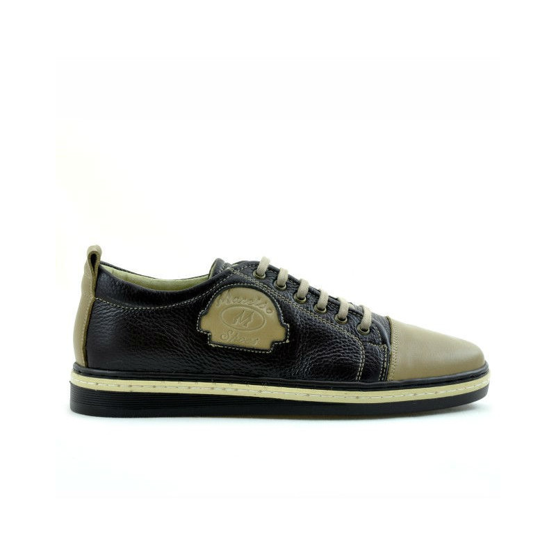 Jugendsportschuhe 392 sand+braun