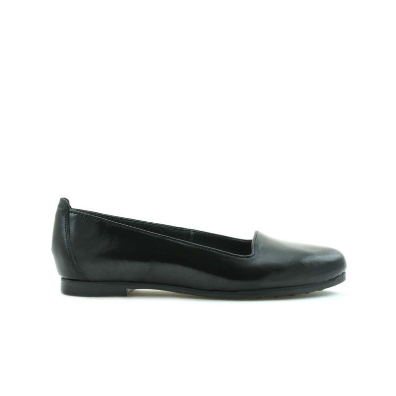 Damen-Ballerinas 662 Lackschwarz