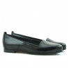Damen-Ballerinas 662 Lackschwarz