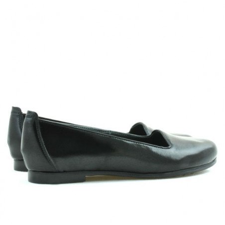 Damen-Ballerinas 662 Lackschwarz
