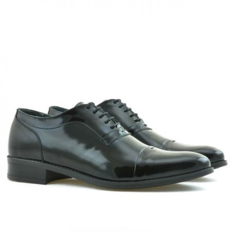 Elegante Herrenschuhe 802 Lackschwarz