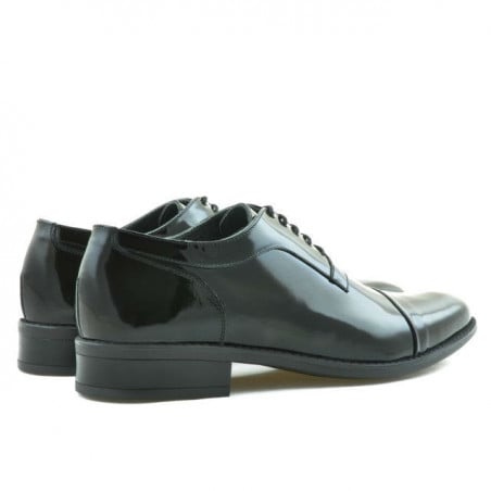 Elegante Herrenschuhe 802 Lackschwarz