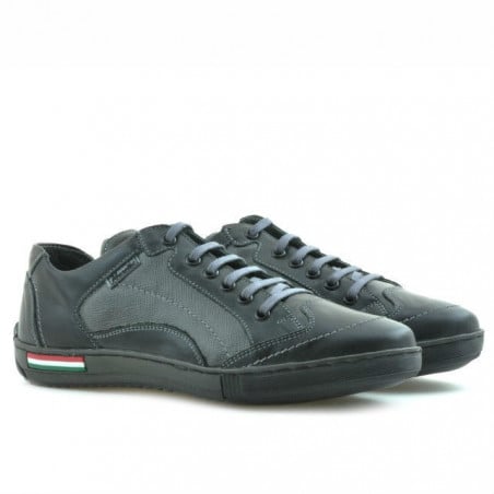 Jugendsportschuhe 307 schwarz+grau