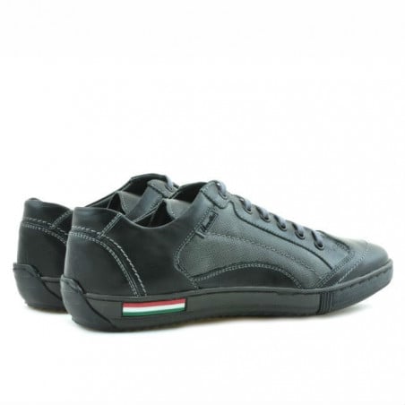 Jugendsportschuhe 307 schwarz+grau