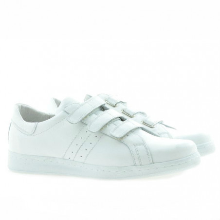 Jugendsportschuhe 369sc weiß Klettverschluss