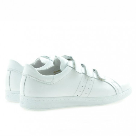 Jugendsportschuhe 369sc weiß Klettverschluss