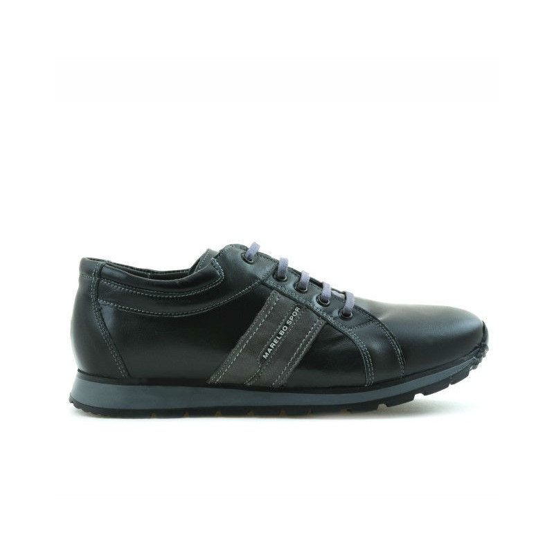 Jugendsportschuhe 311 schwarz+grau