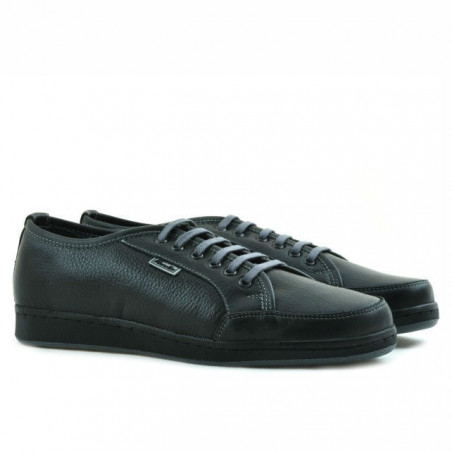 Jugendliche Sportschuhe 312 schwarz+grau
