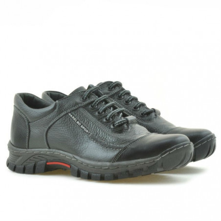 Jugendsportschuhe 313 schwarz+grau