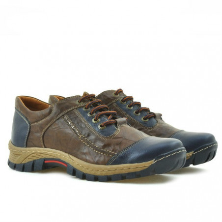 Jugendsportschuhe 313 indigo+braun