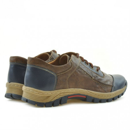 Jugendsportschuhe 313 indigo+braun