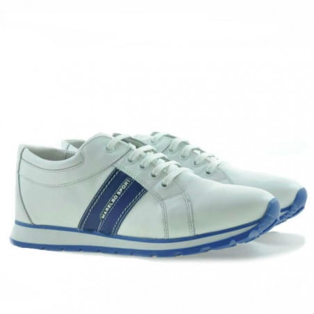 Jugendsportschuhe 311 weiß+indigo