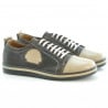 Herren Freizeitschuhe / Sportschuhe 766 Tuxon Kaffee + Tuxon Sand