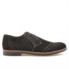 Casual / elegante Herrenschuhe 746 Kaffee Velours