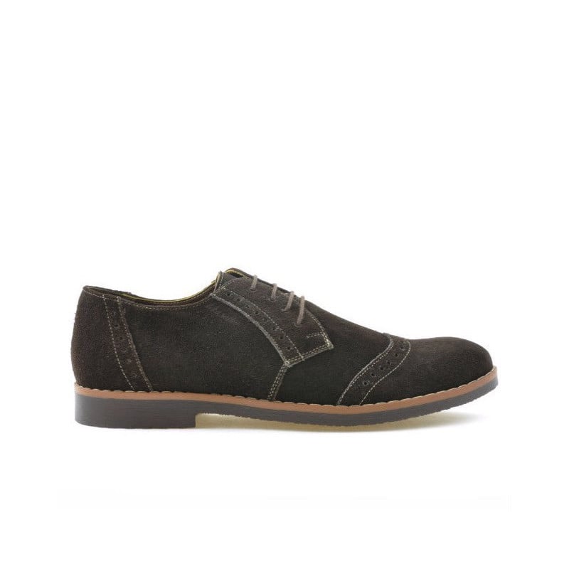Casual / elegante Herrenschuhe 746 Kaffee Velours