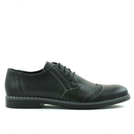 Herren Freizeitschuhe / elegante Schuhe 746 schwarz