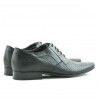 Elegante Herrenschuhe 798 schwarz kombiniert