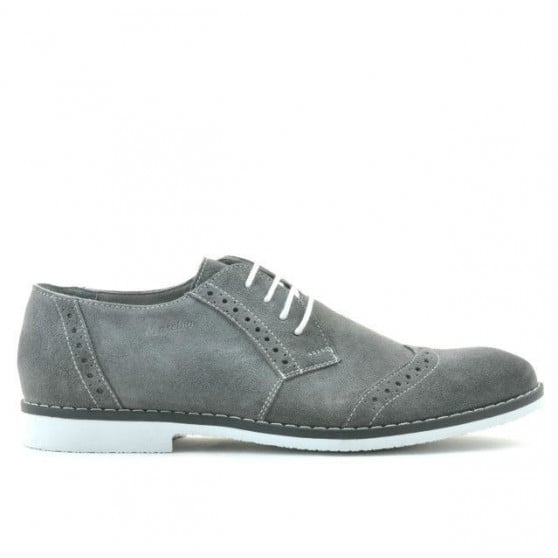 Herren Freizeit-/Elegantschuhe 746 grau Velours Herren Freizeit-/Elegantschuhe 746 grau Velours