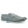 Herren Freizeit-/Elegantschuhe 746 grau Velours