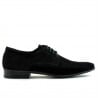 Elegante Herrenschuhe 786 schwarz Veloursleder