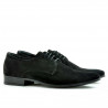 Elegante Herrenschuhe 786 schwarz Veloursleder