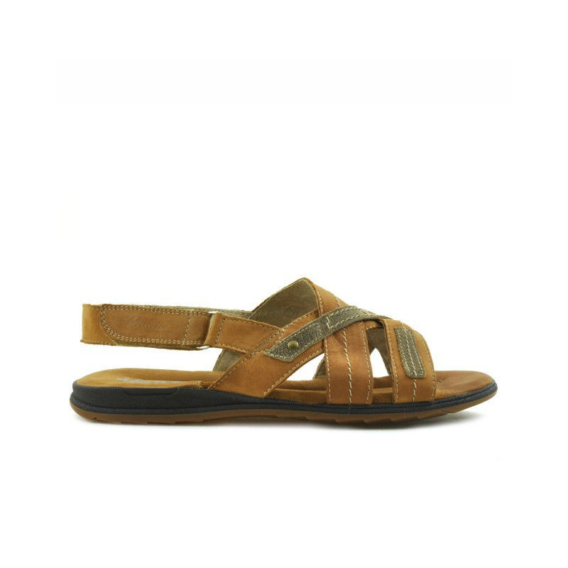 Jugendsandalen 328 gewachstes Braun