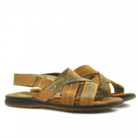 Jugendsandalen 328 gewachstes Braun