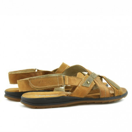 Jugendsandalen 328 gewachstes Braun