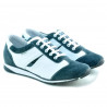 Damen Sportschuhe 196 grau Velours+weiß