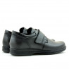 Casual / elegante Herrenschuhe 854sc schwarz Klettverschluss