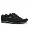 Herren Freizeitschuhe / elegante Schuhe 730 schwarz Velours