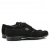 Herren Freizeitschuhe / elegante Schuhe 730 schwarz Velours