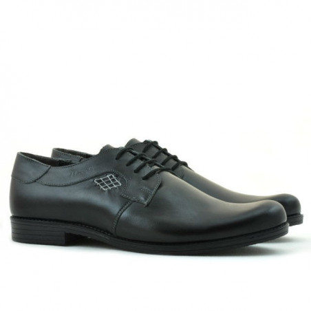 Herren Freizeitschuhe / elegante Schuhe (große Größen) 730m schwarz