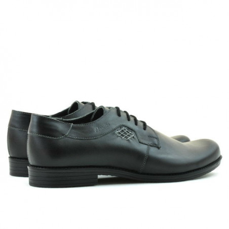 Herren Freizeitschuhe / elegante Schuhe (große Größen) 730m schwarz