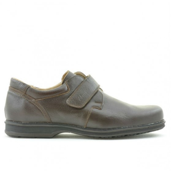 Lässige / elegante Herrenschuhe 854sc Braun Klettverschluss Lässige / elegante Herrenschuhe 854sc Braun Klettverschluss