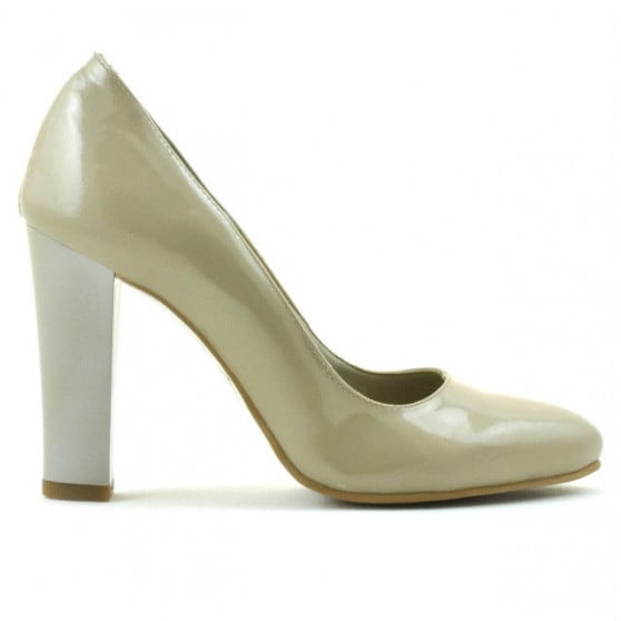 Elegante Damenschuhe 1214 Lack Beige Elegante Damenschuhe 1214 Lack Beige