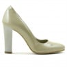 Elegante Damenschuhe 1214 Lack Beige