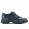 Damen Freizeitschuhe 663 Lack Indigo kombiniert