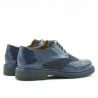 Damen Freizeitschuhe 663 Lack Indigo kombiniert