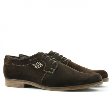 Herren Freizeitschuhe / elegante Schuhe (große Größen) 730m Café Velours