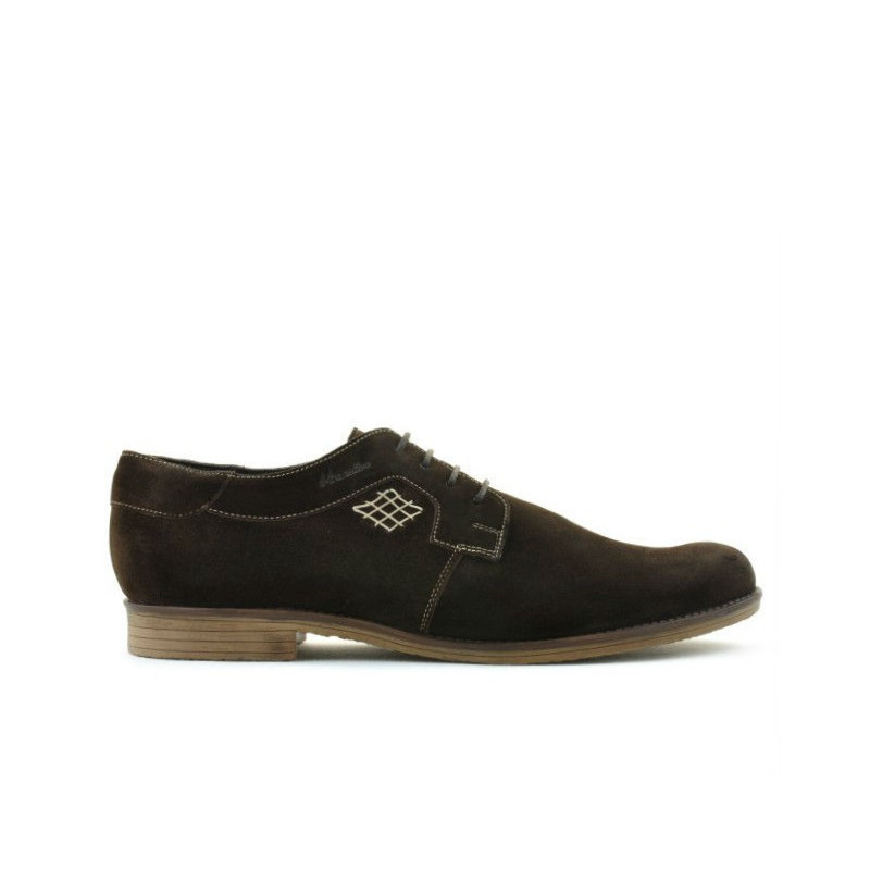 Herren Freizeitschuhe / elegante Schuhe (große Größen) 730m Café Velours