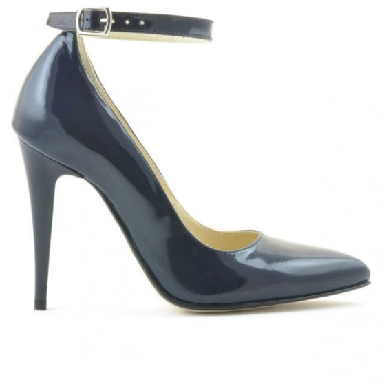 Elegante Damenschuhe 1247 Lack Indigo Elegante Damenschuhe 1247 Lack Indigo