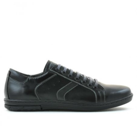 Herren-Sportschuhe 809 schwarz+grau