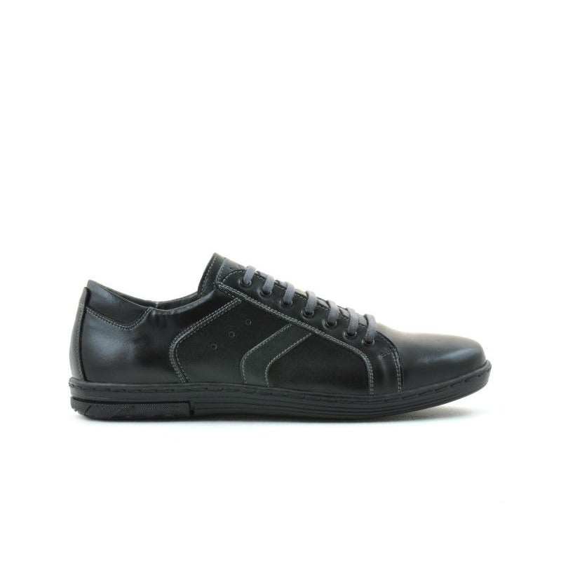 Herren-Sportschuhe 809 schwarz+grau