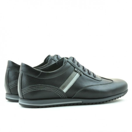 Herren Sportschuhe 807 schwarz+grau