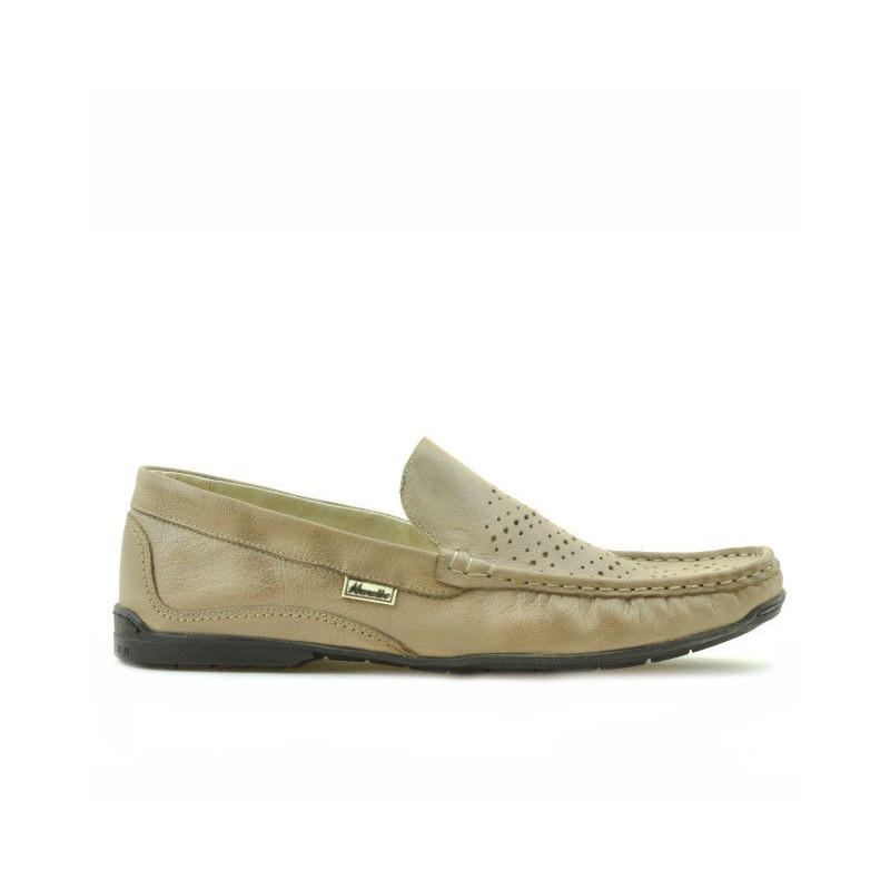 Herren Mokassins 813 perforierter Sand