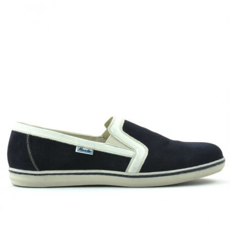 Herren Freizeitschuhe 870 indigo Veloursleder