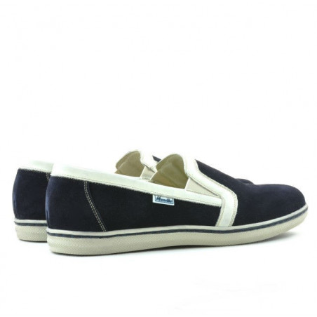 Herren Freizeitschuhe 870 indigo Veloursleder