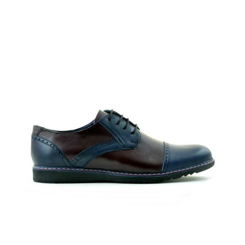 Herren Freizeitschuhe 811 Indigo+Bordeaux